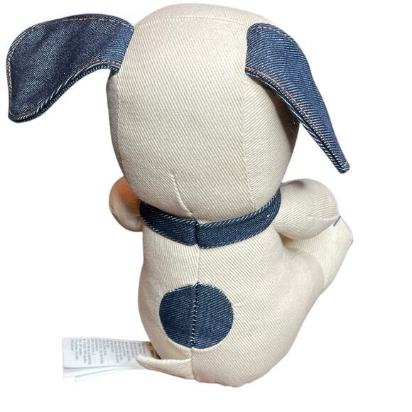 Snoopy Denim Plush Dog Peanuts American Eagle Stuffed Animal 8" Nursery Gift - Picture 4 of 10
